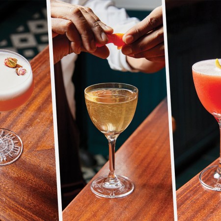 three cocktails side by side