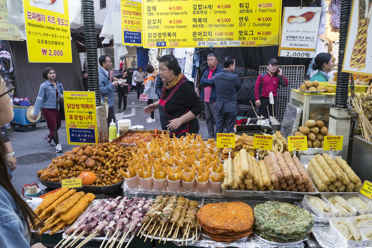 A stall at Namdaemun Market in Seoul, South Korea