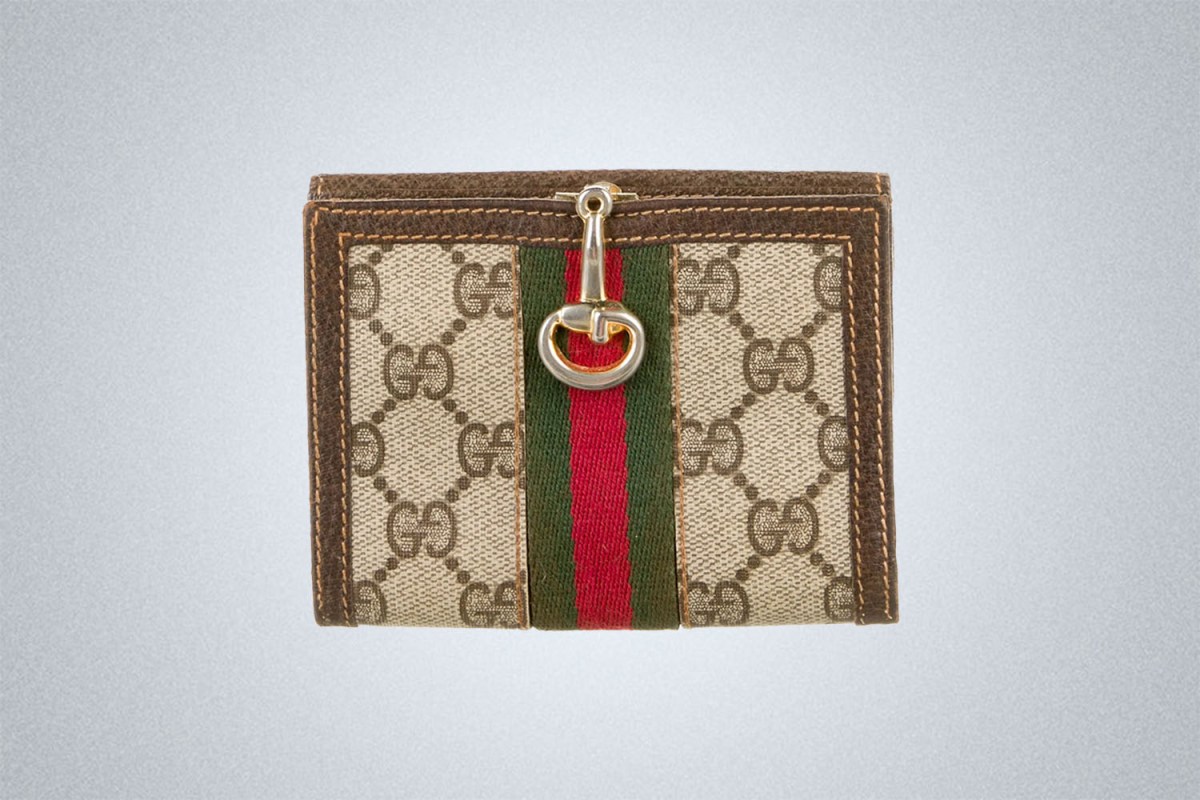 Gucci Vintage GG Plus Compact Wallet