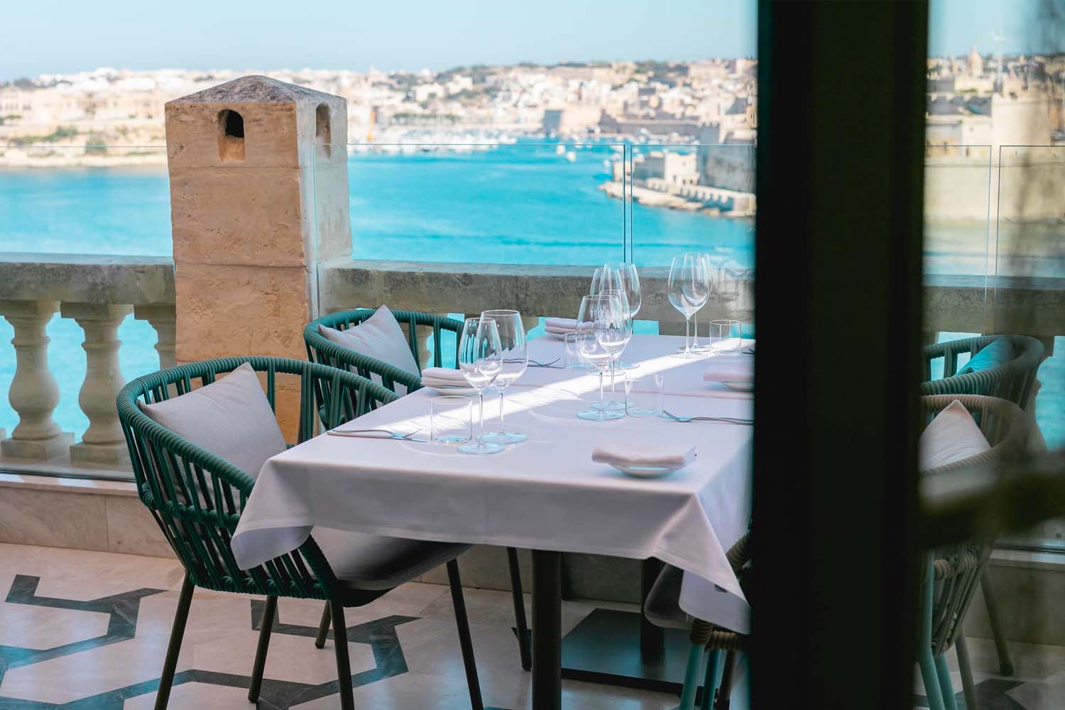 View of the Grand Harbour from Iniala Harbour House