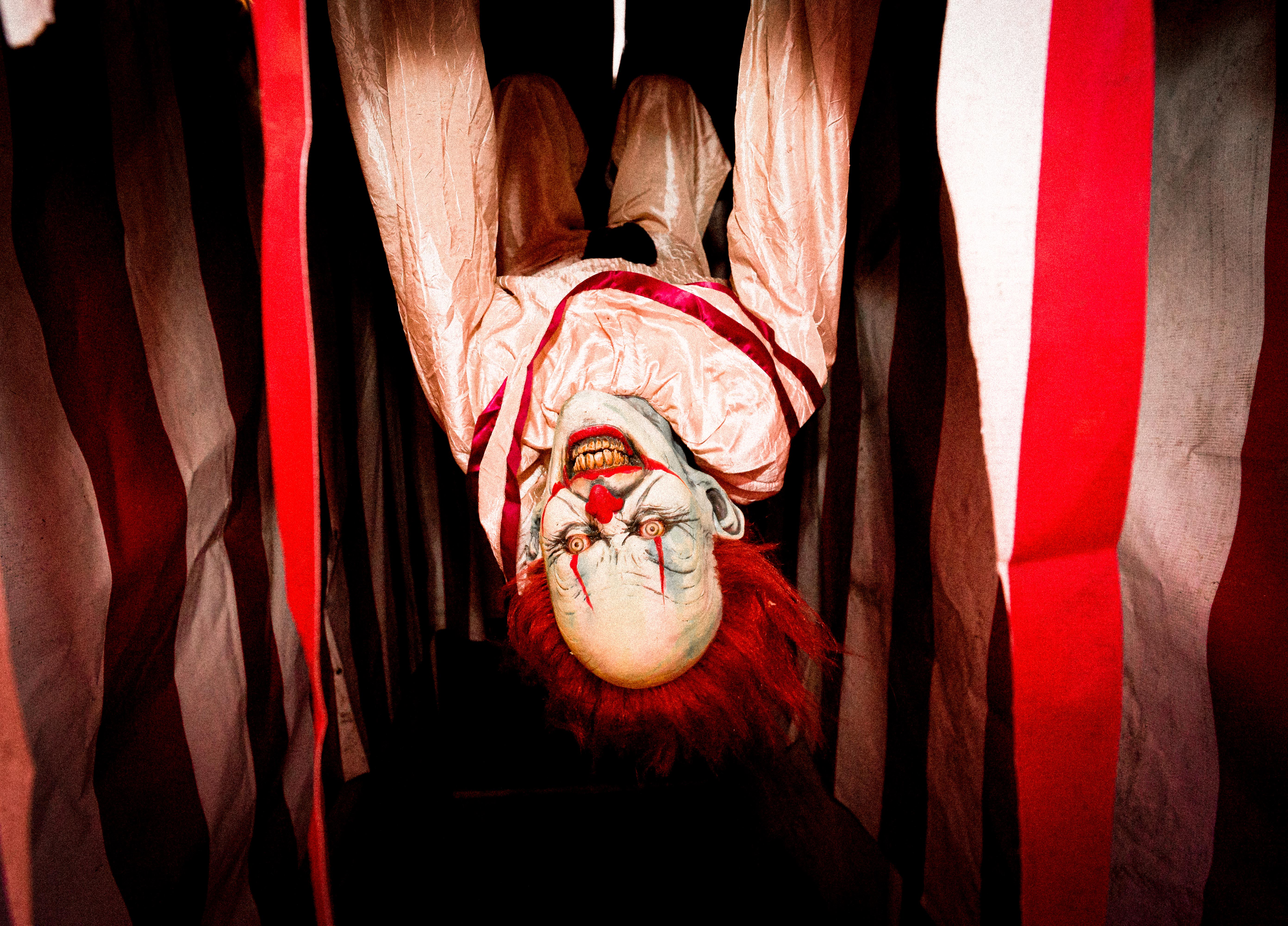 One of Nashville Nightmare's creepy clowns.