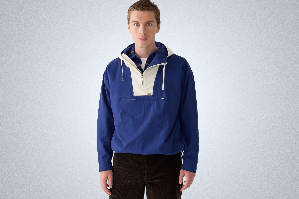 J.Crew 1989 heritage anorak in cotton