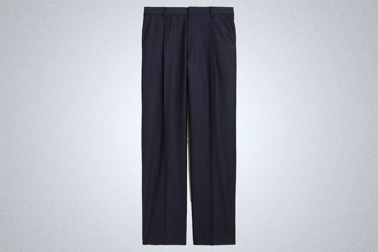 J.Crew Italian Wool Flannel Kenmare Chalk Stripe Suit Trousers