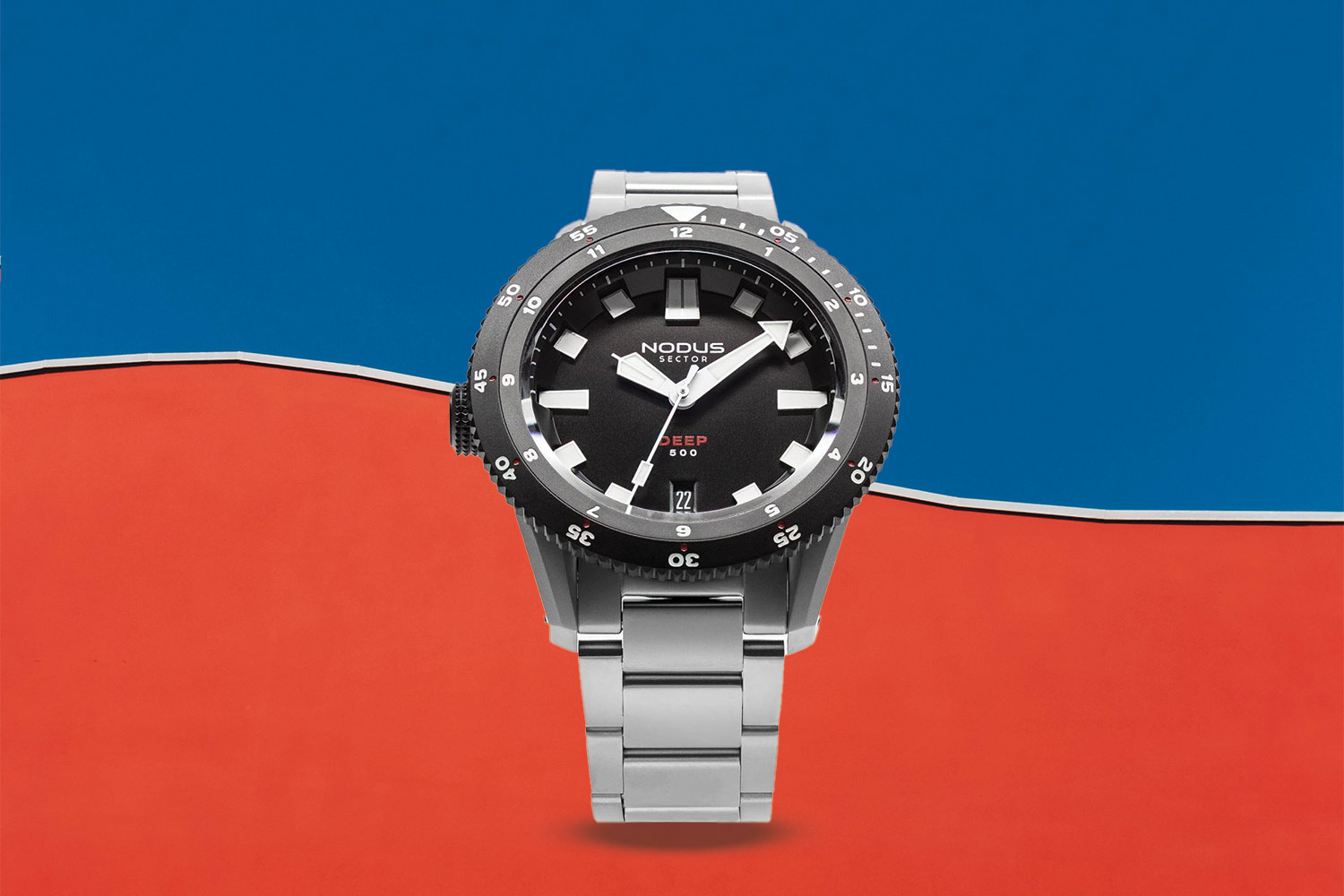 Black and white watch