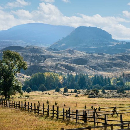 Paradise Valley in the Gallatin National Forest north of Yellowstone National Park