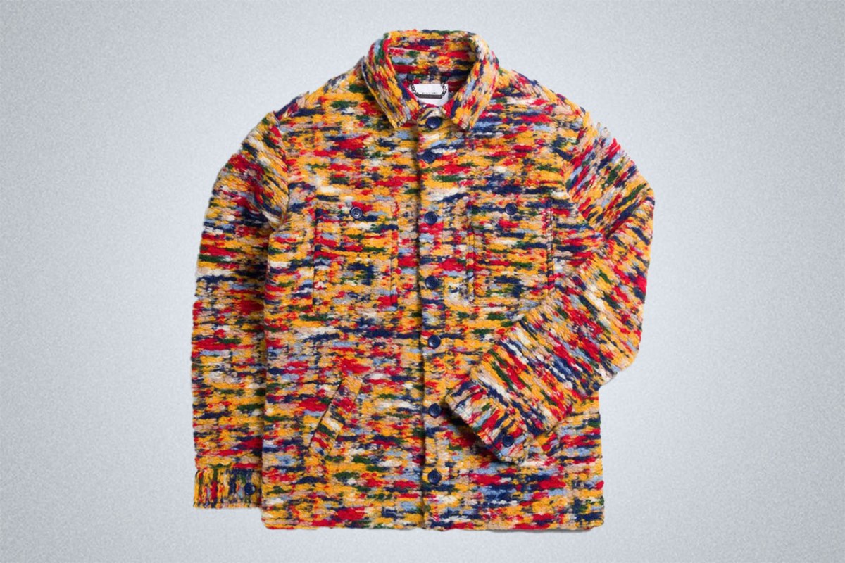 Percival Jacquard Blanket Overshirt