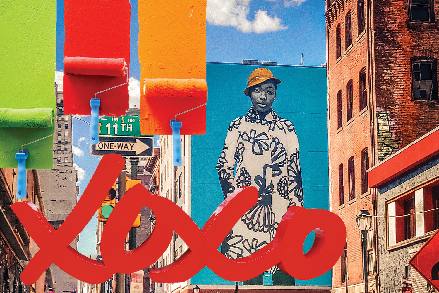 You could do much worse than Philadelphia if you want to see some amazing art