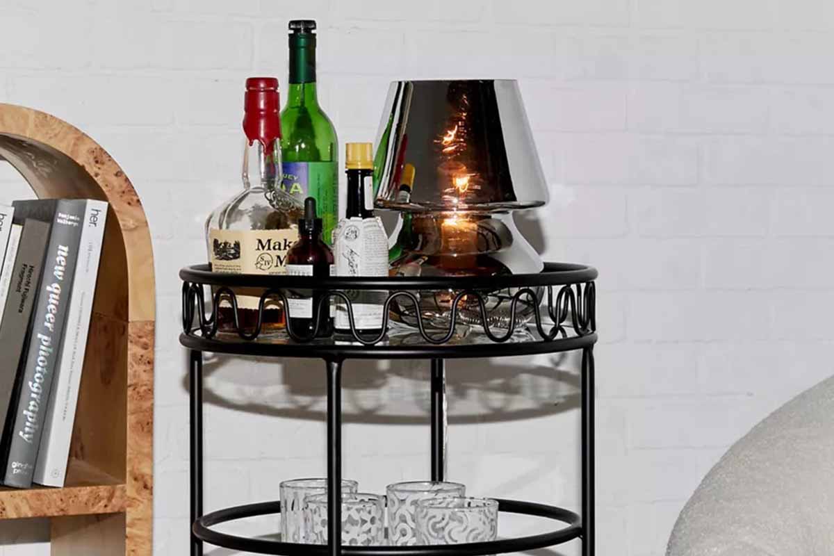 Squiggle Bar Cart