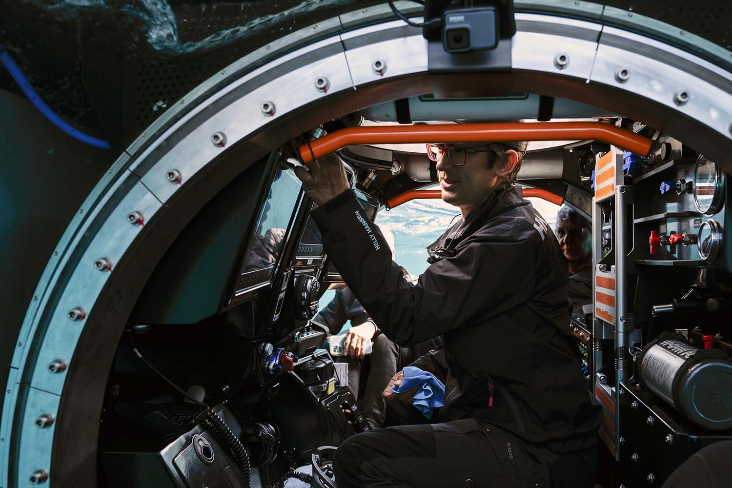 Inside one of the Seabourn Venture’s two U-Boat Worx Cruise Sub 7s