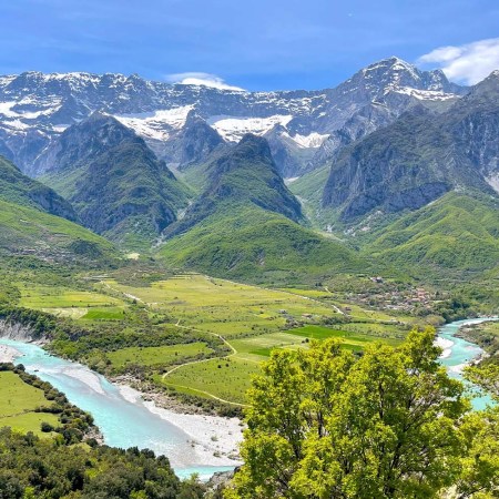 The mountains