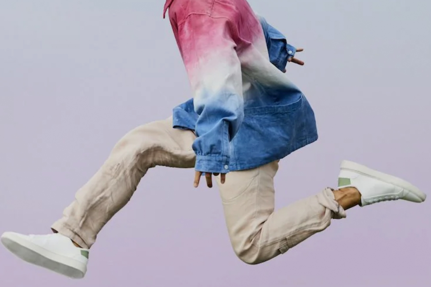 Thousand Fell Lace Up Sneaker on a model