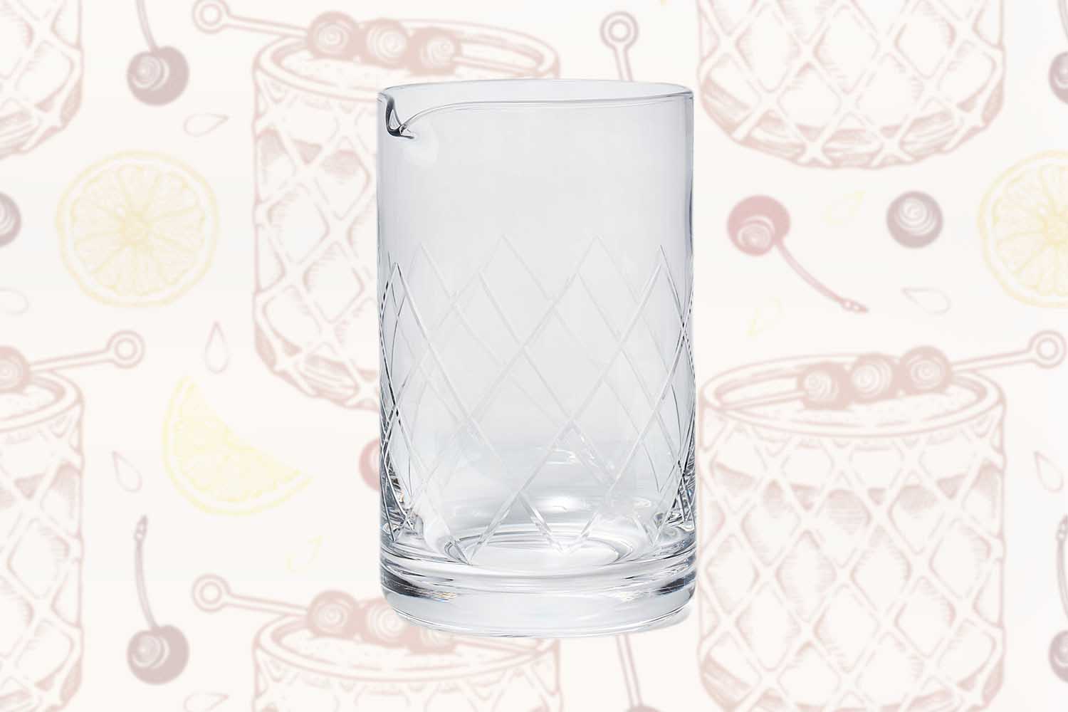 Viski Extra Large Crystal Mixing Glass