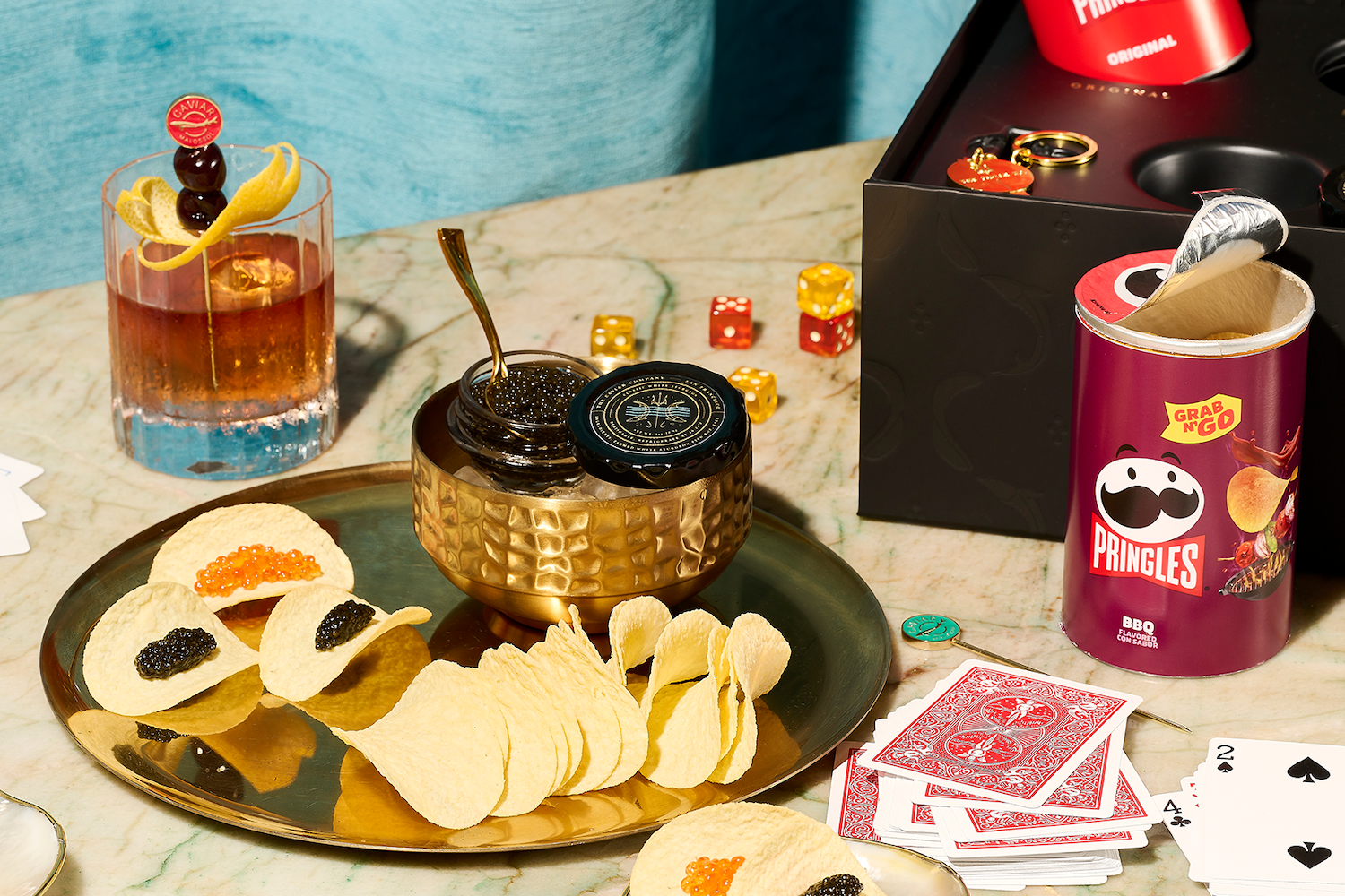 Pringles x The Caviar Co. “Crisps & Caviar” Flight