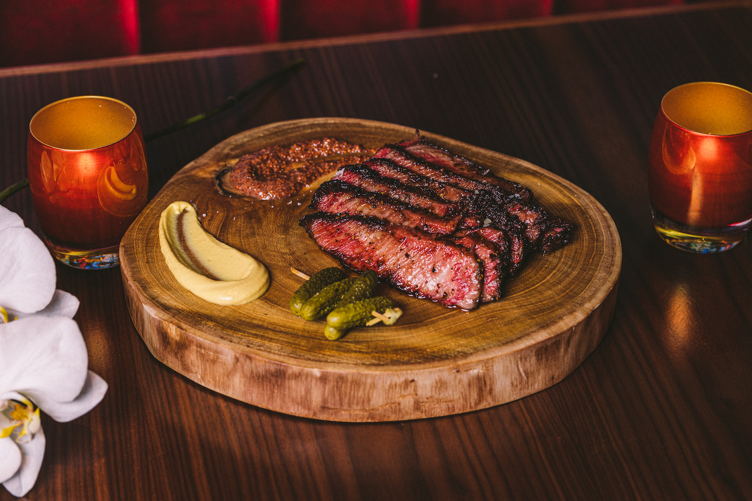 Steak dish on a plate