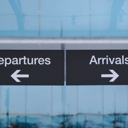 Airport signage