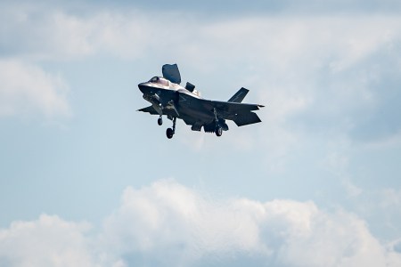 F-35 in flight