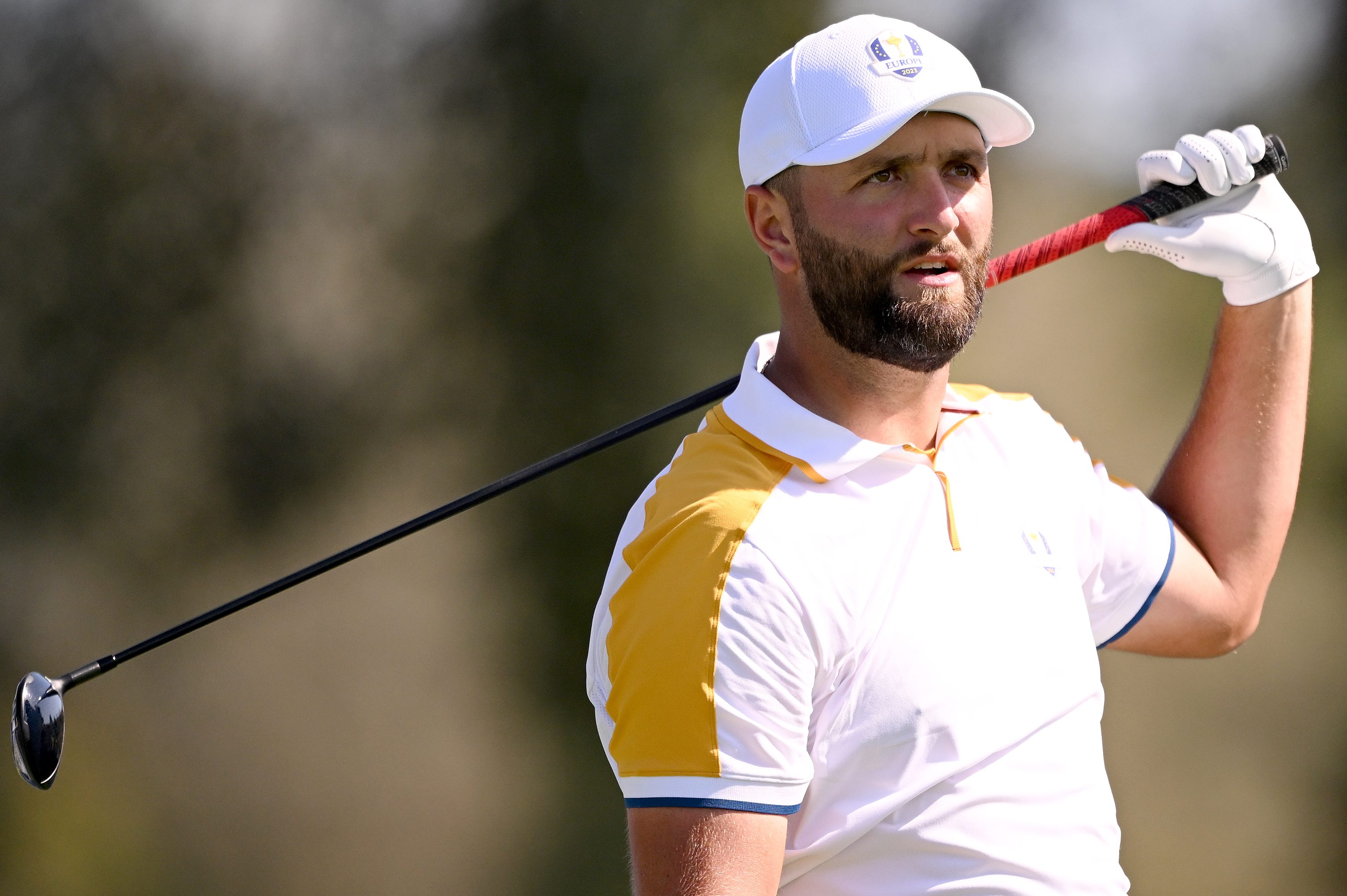 Jon Rahm during a practice round prior to the 2023 Ryder Cup.