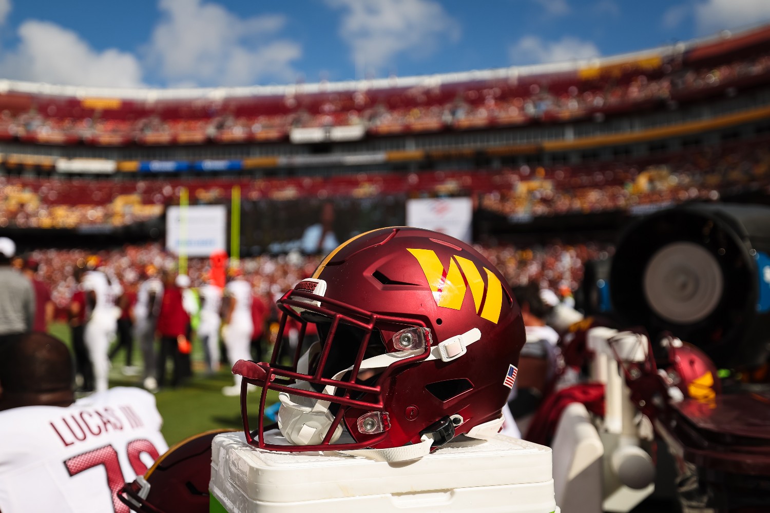 Washington Commanders helmet