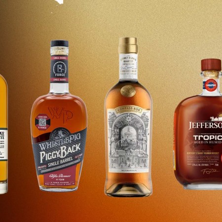 four bottles of whisk(e)y InsideHook likes for October
