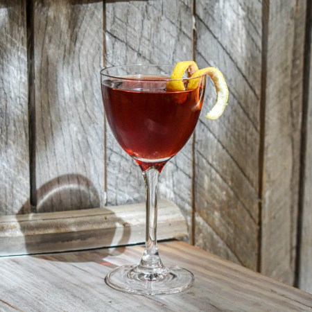 The Spiced Pear Negroni at Aba Miami.