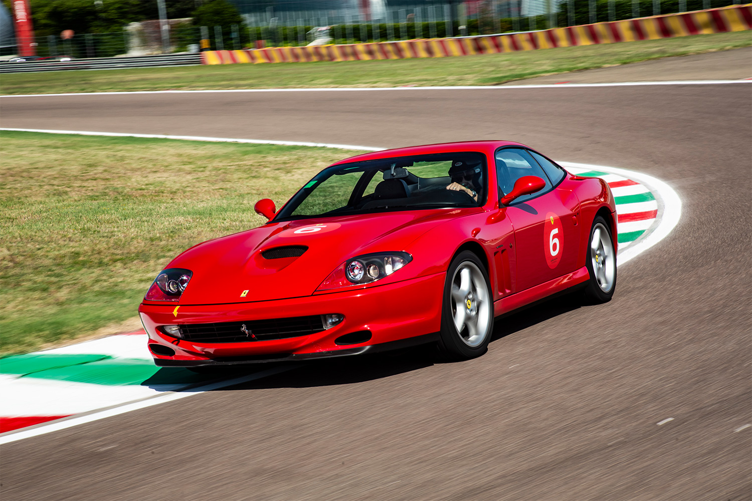 1997 Ferrari 550 Maranello at the Fiorano Circuit
