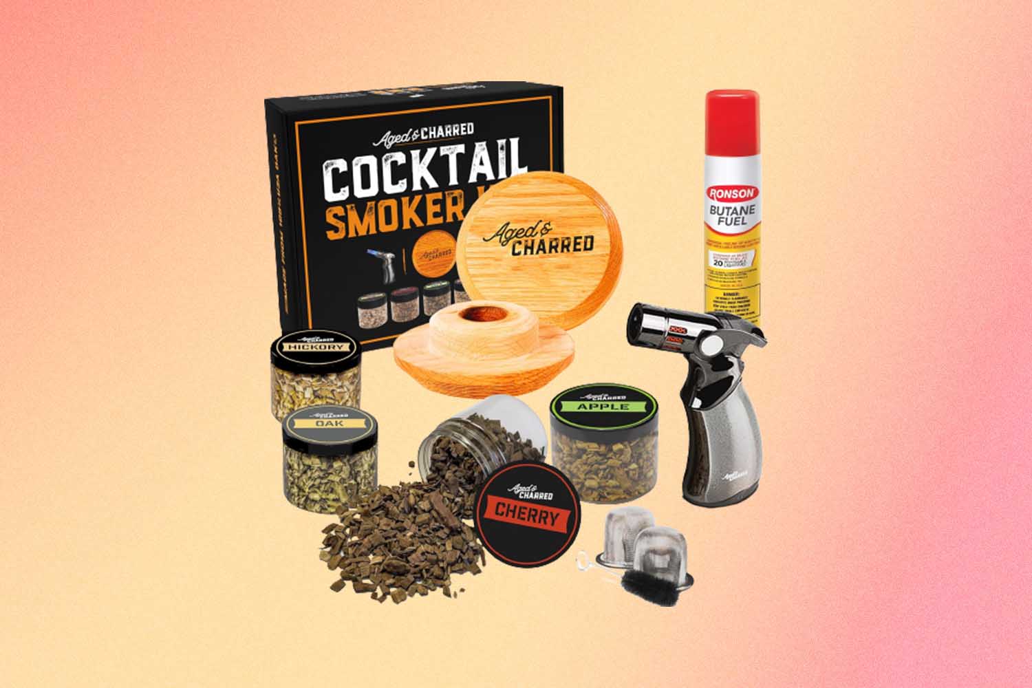 Aged & Charred Cocktail Smoker Kit