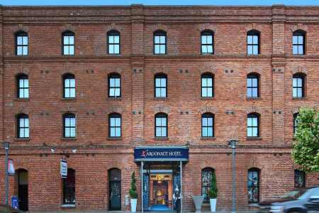 Exterior of the Argonaut Hotel, one of San Francisco's most haunted hotels