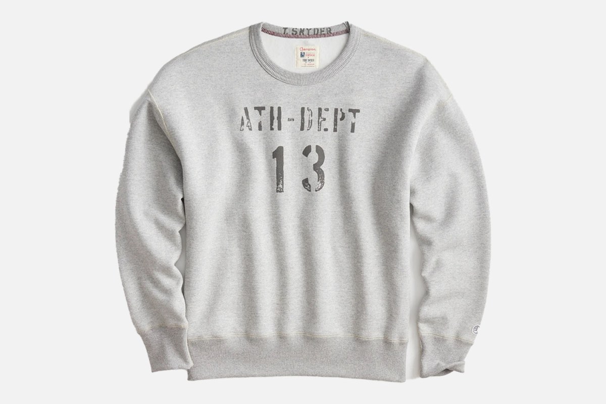 Todd Snyder + Champion Athletic Dept. 13 Crewneck Sweatshirt