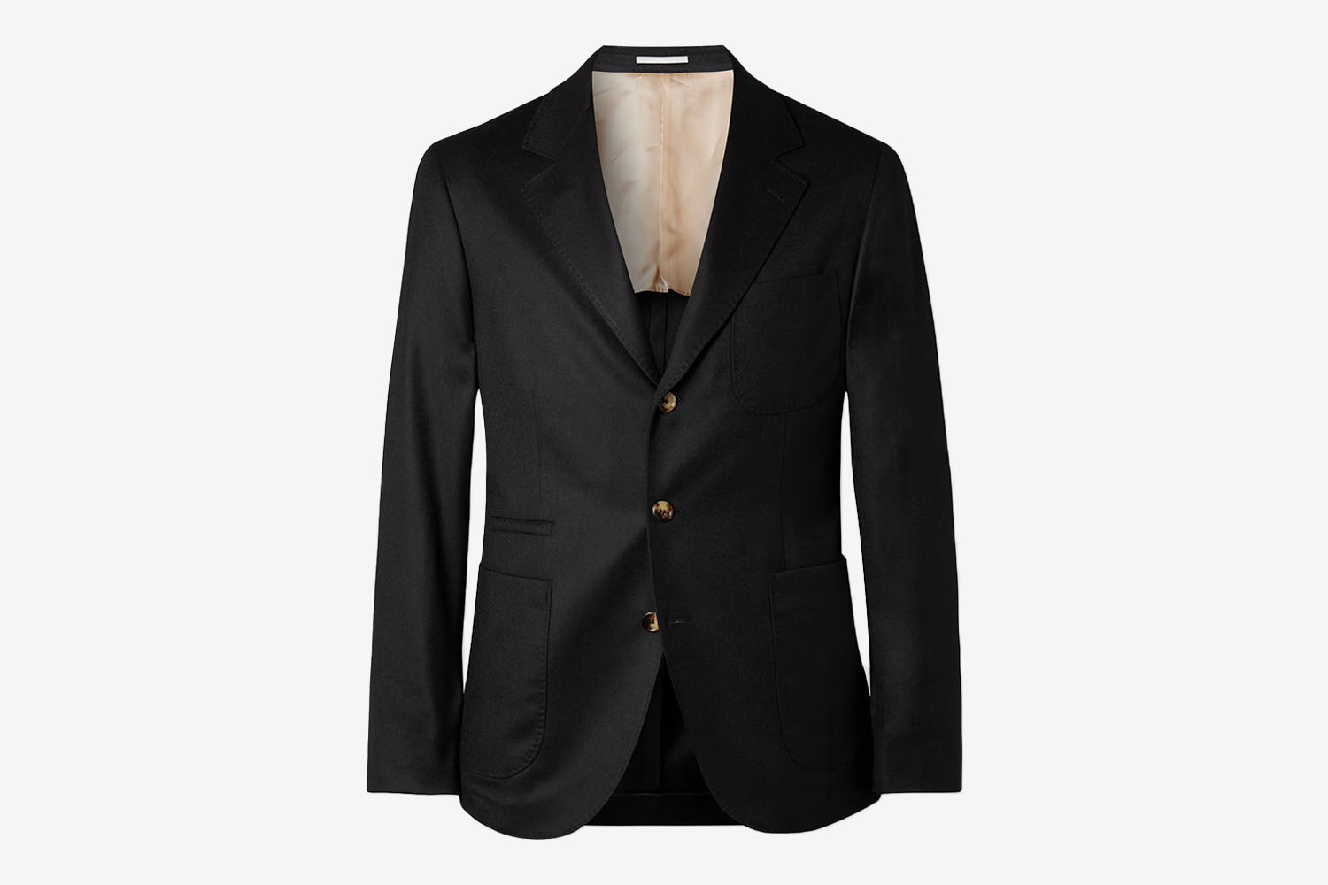 The Bond Villain Blazer: Brunello Cucinelli Unstructured Virgin Wool-Flannel Blazer