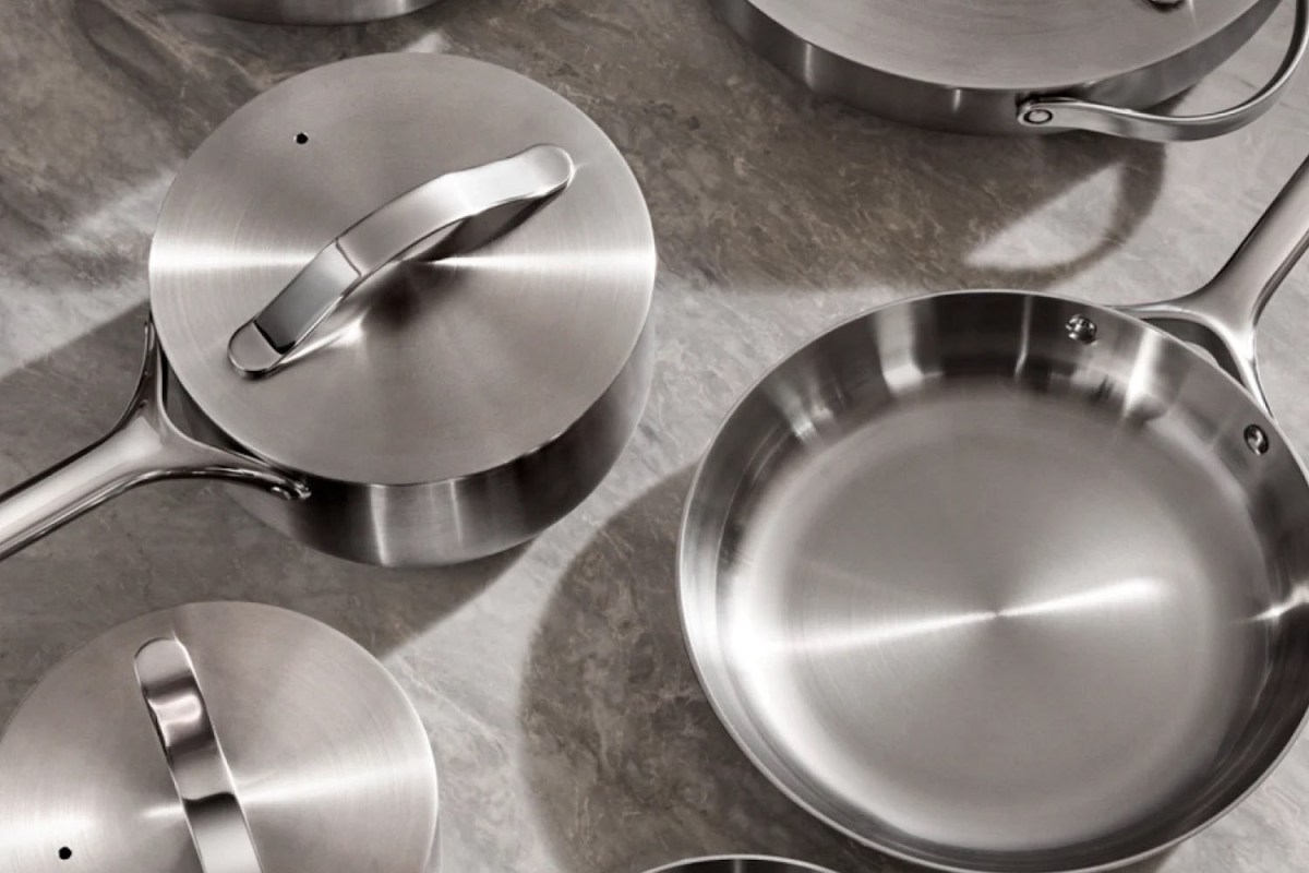 Caraway Stainless Steel Cookware Set