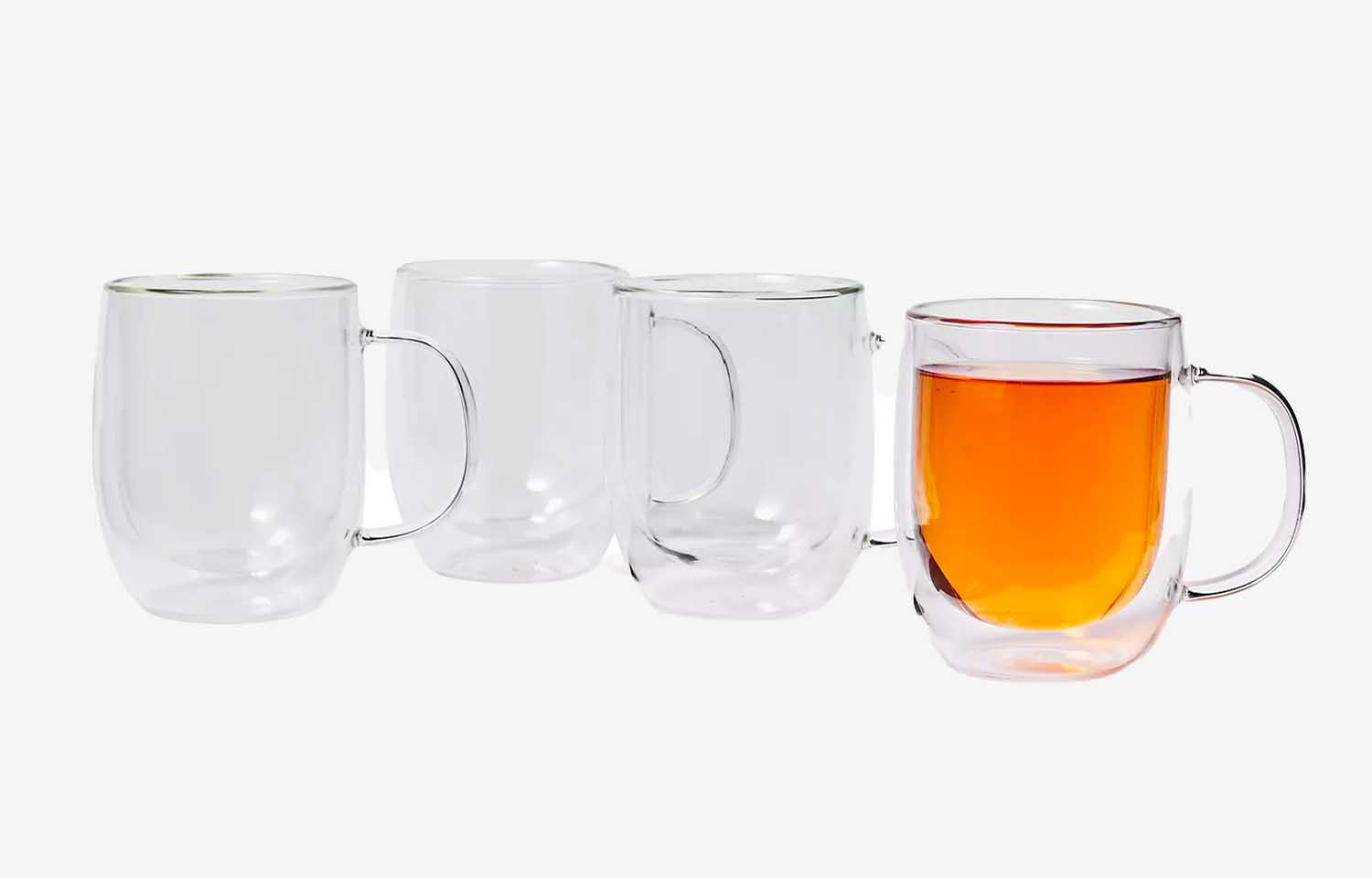 Sur La Table Double-Wall Coffee Glasses