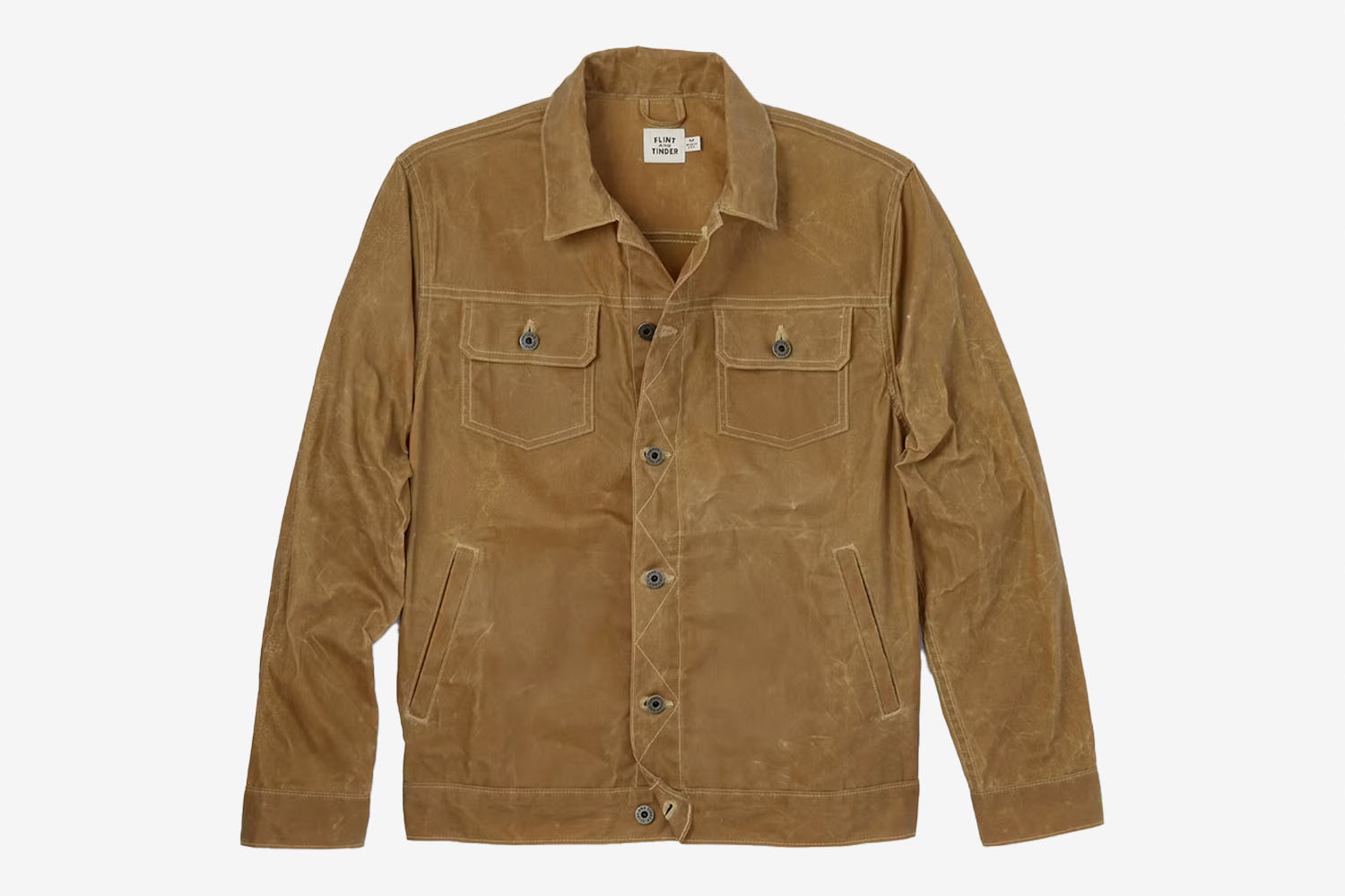 Flint and Tinder Unlined Waxed Trucker Jacket
