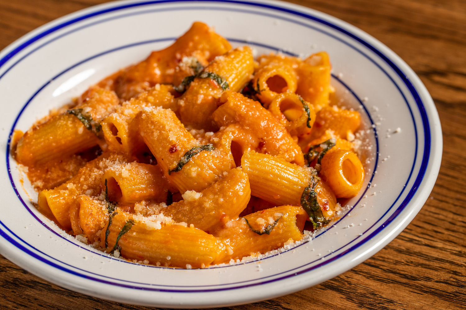 Jemma Di Mare's spicy rigatoni