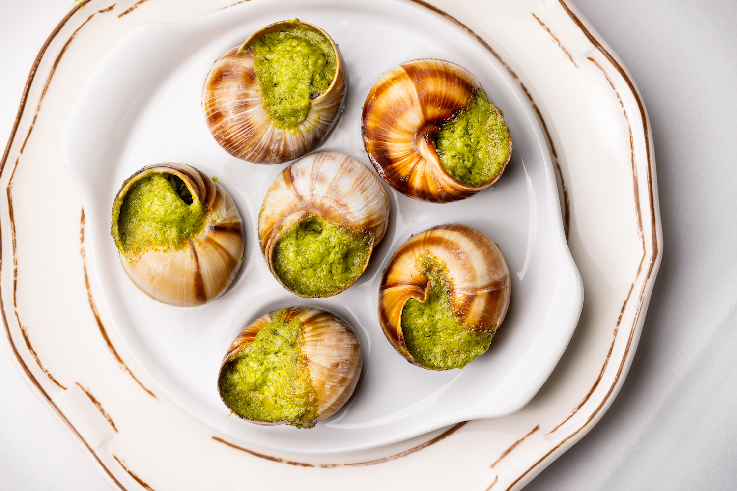 Shirley Brasserie's escargot