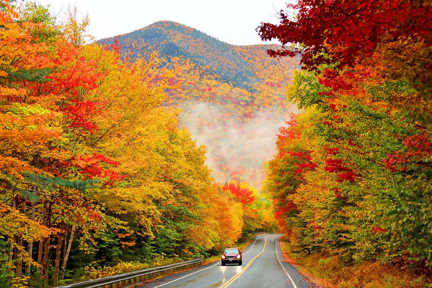 Kancamagus Highway in northern New Hampshire