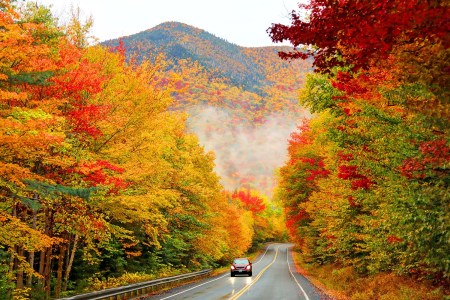 Kancamagus Highway in northern New Hampshire