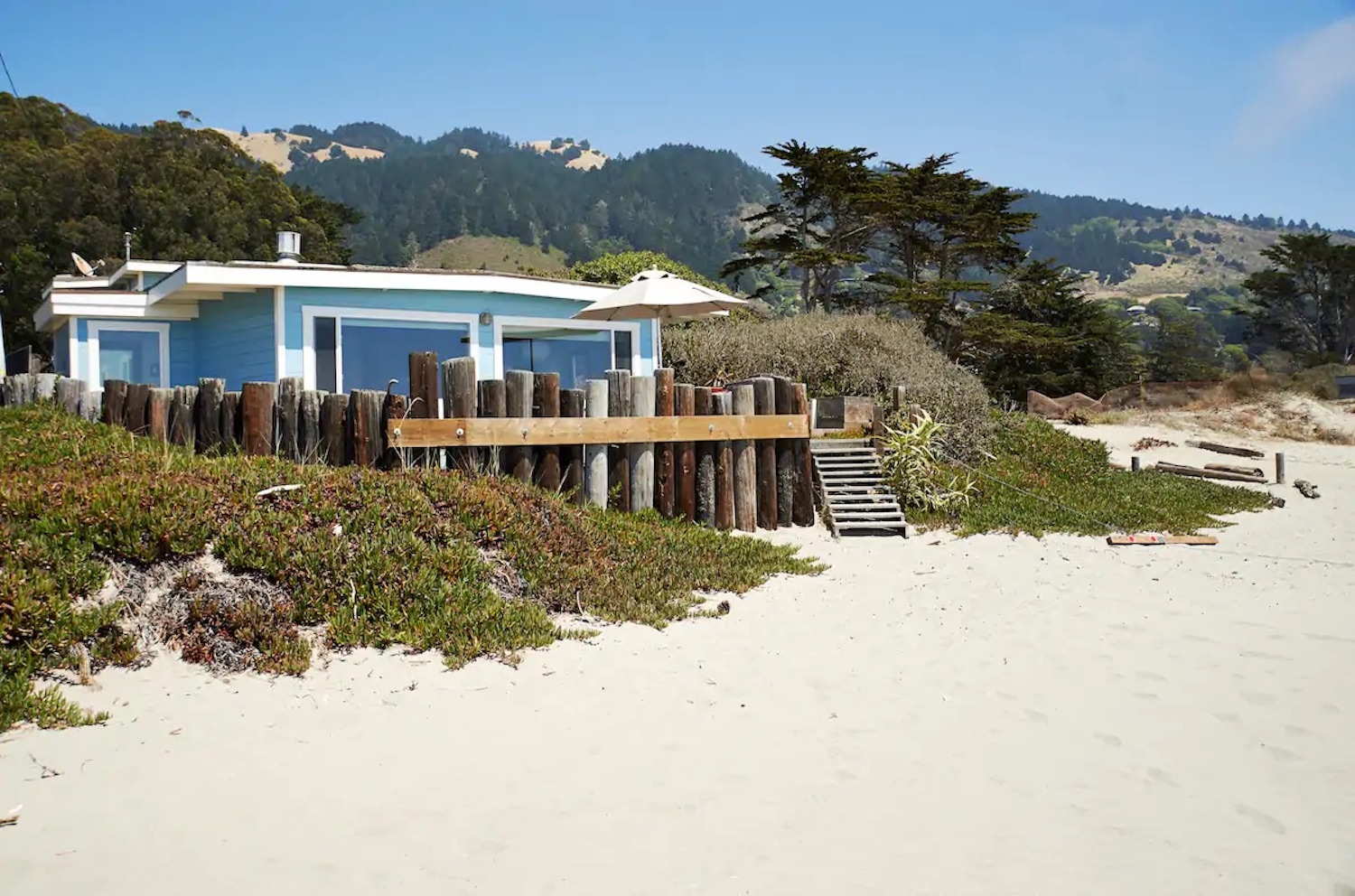 Exterior of La Playa beach house