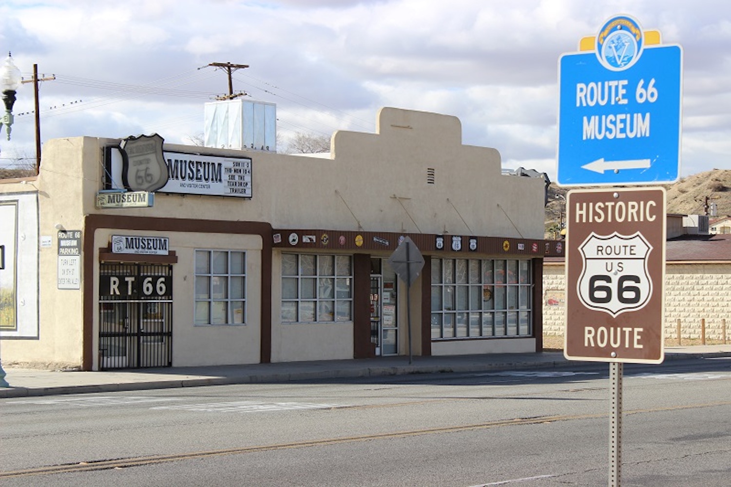 Exterior of Route 66 Museum