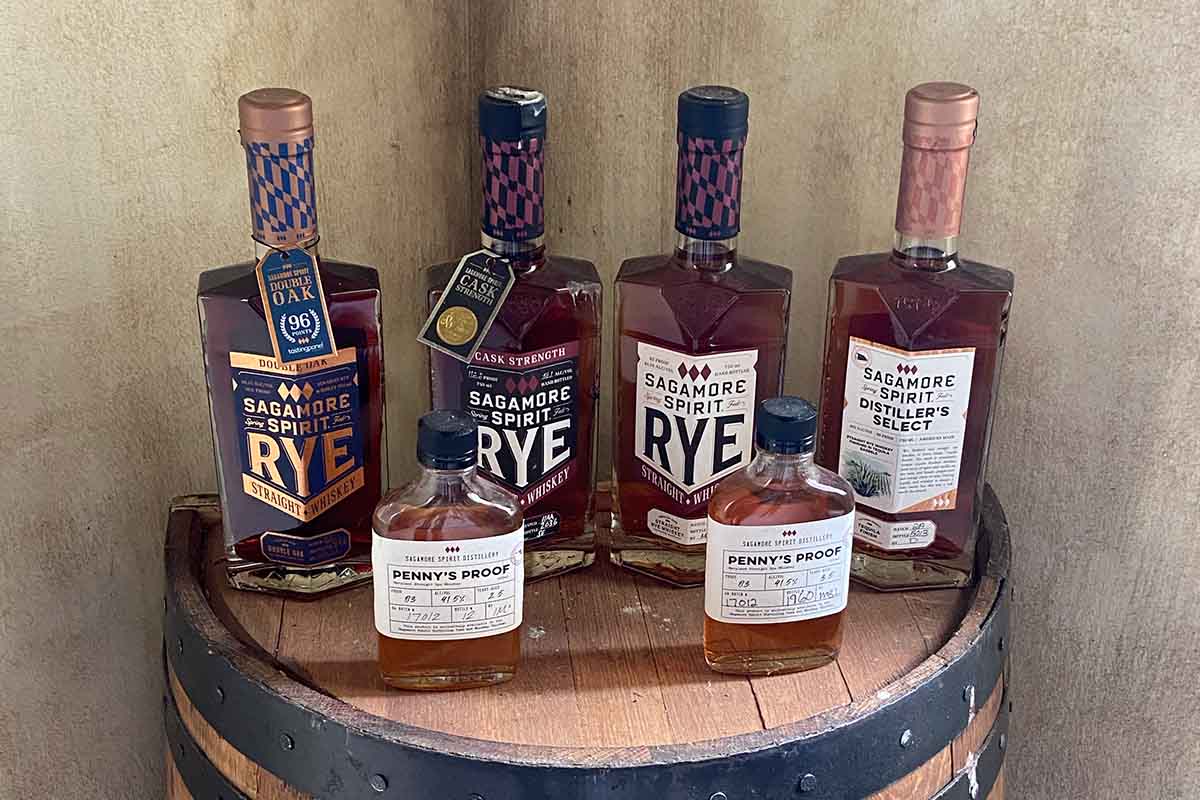 bottles of Sagamore Spirit