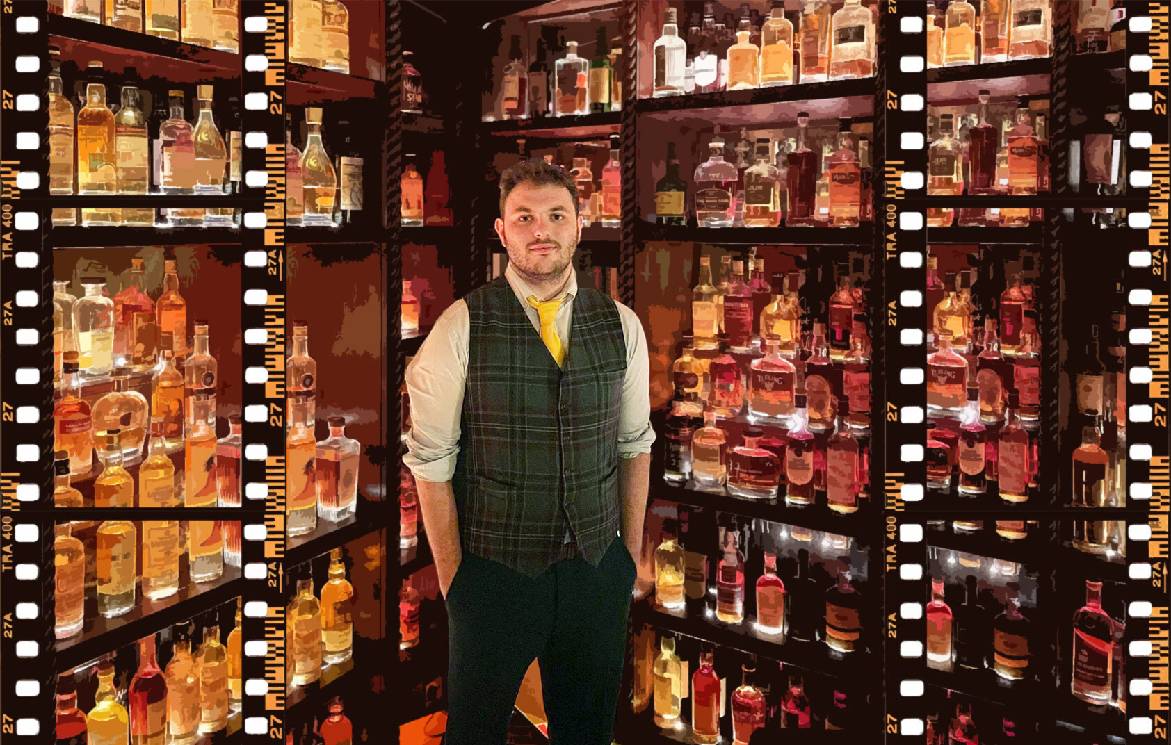 Angus Upton at Bertie's in Scotland