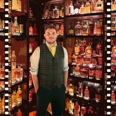Angus Upton at Bertie's in Scotland