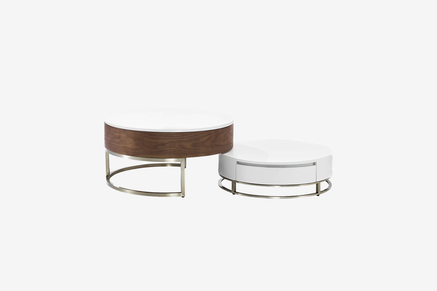 Ticino Modern Stylish Two-Table Cocktail Table Set