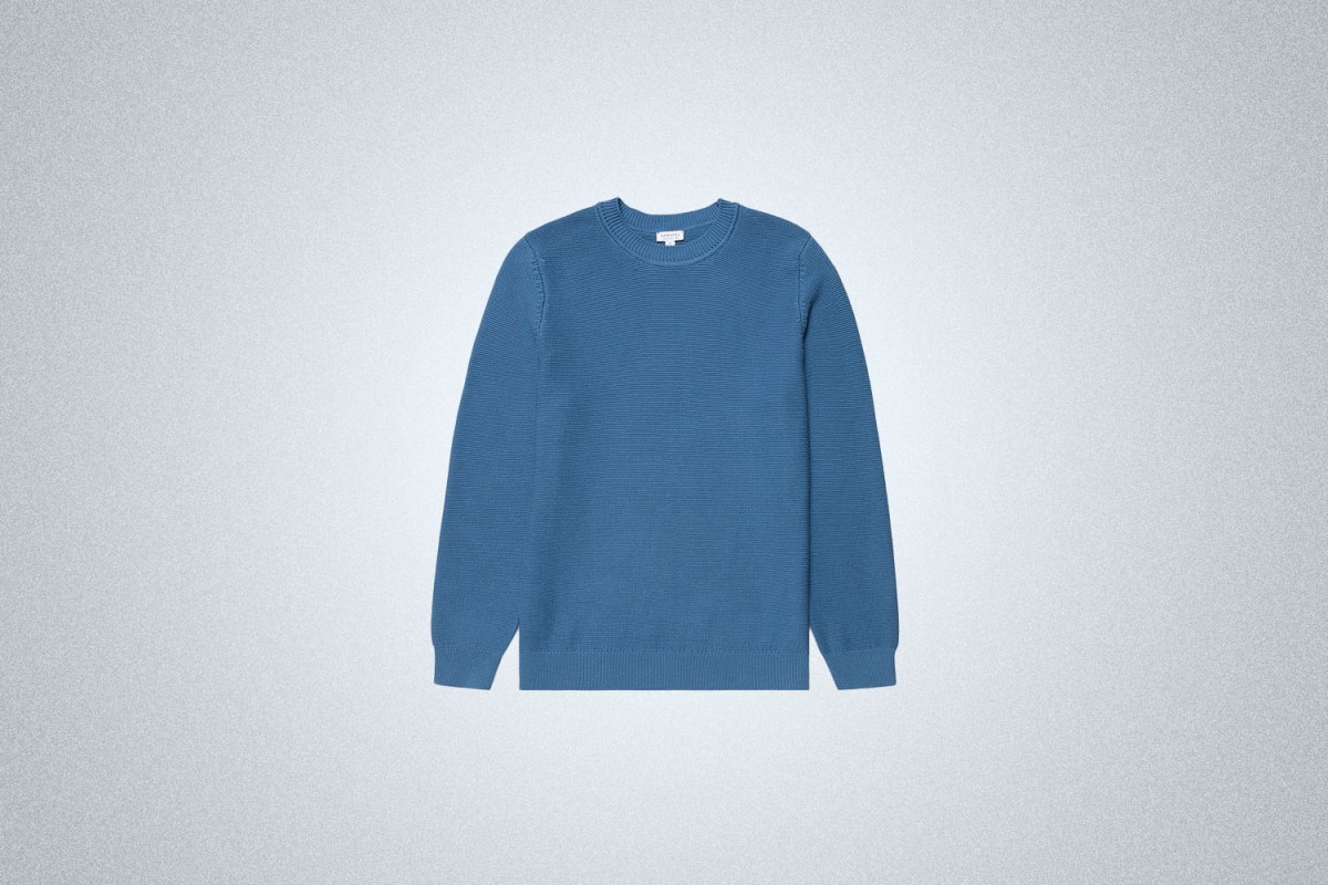 Sunspel Cotton Texture Jumper
