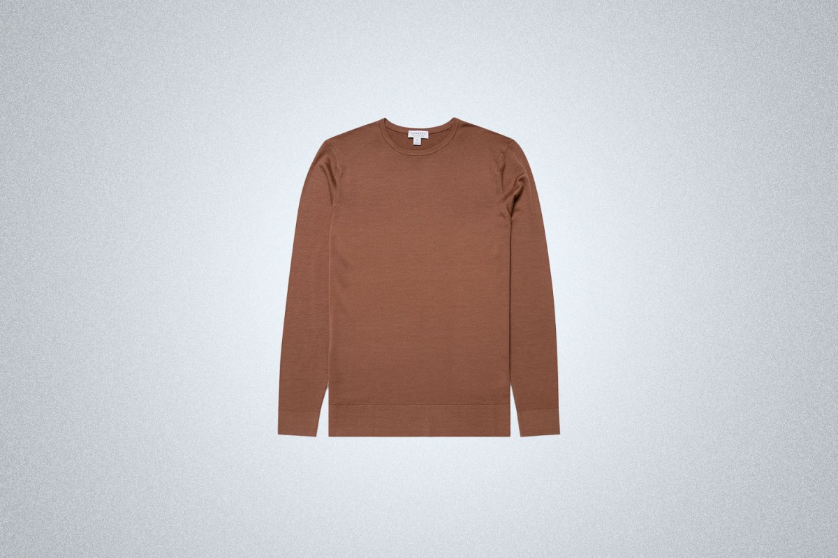 Sunspel Extra‑Fine Merino Crew Neck