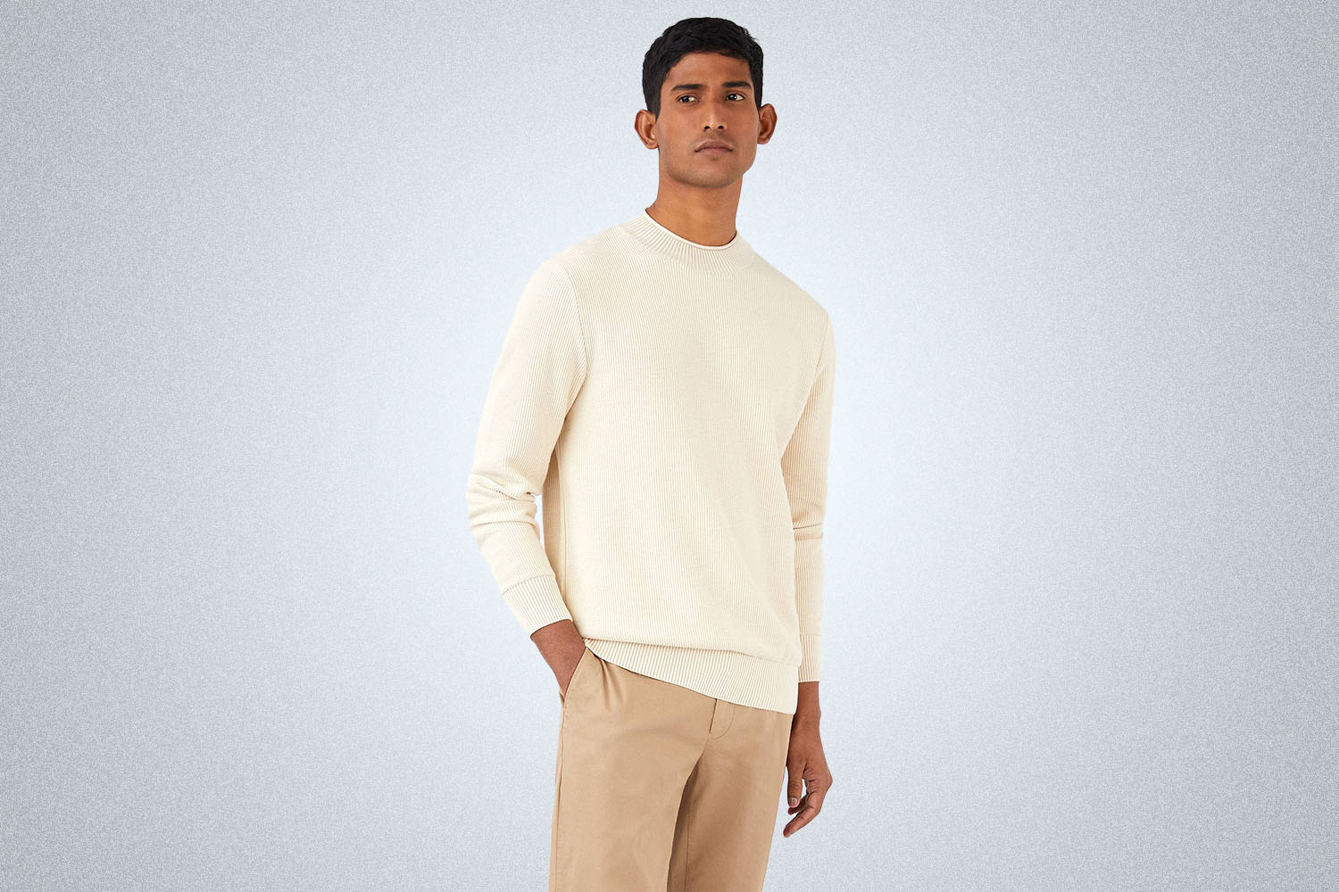 Sunspel Textured Guernsey Jumper
