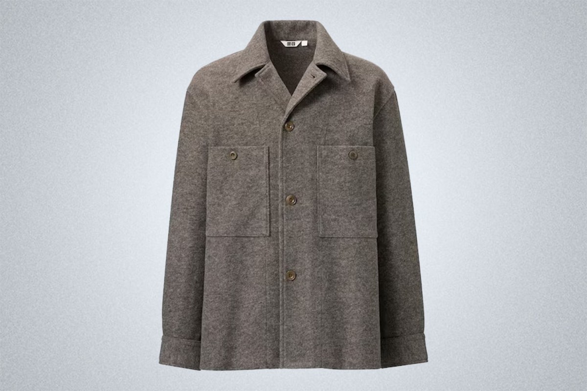Uniqlo U Fleece Jersey Over Shirt
