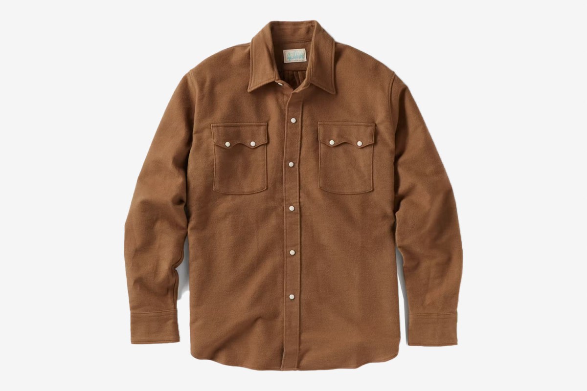 Wythe Moleskin Pearl Snap Shirt