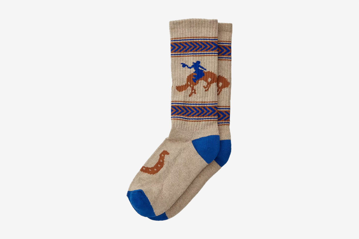 Wythe Recycled Cotton Jacquard Socks