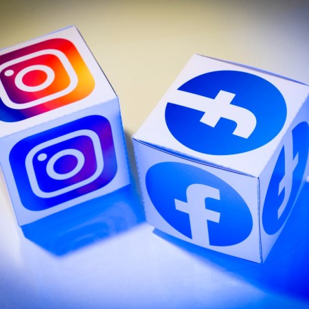 Instagram and Facebook logos