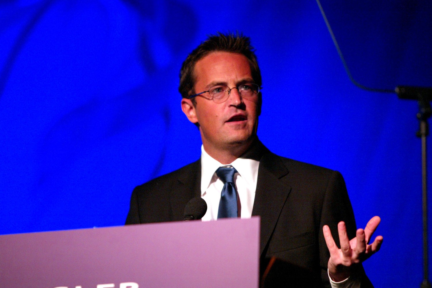 Matthew Perry speaking